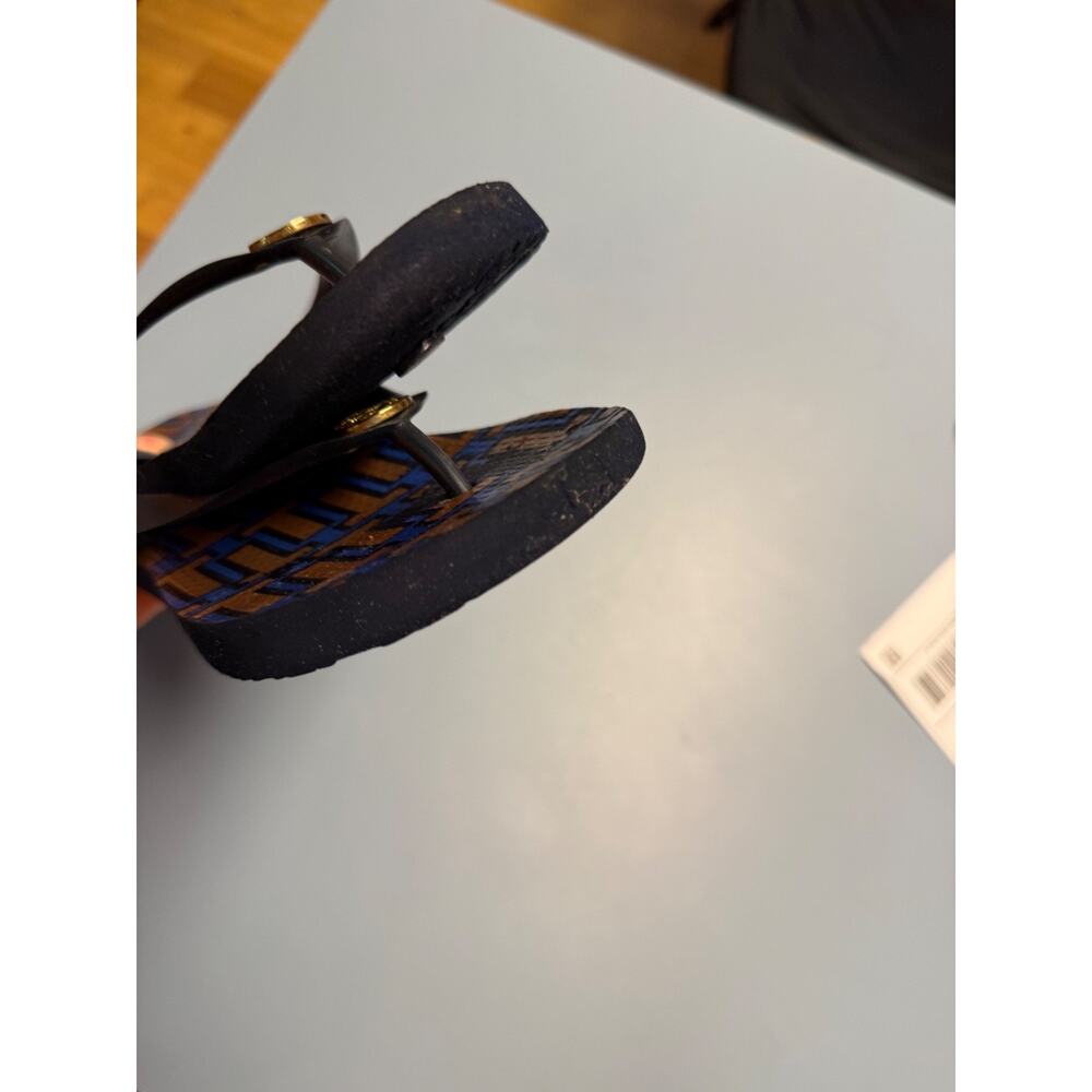 TORY BURCH Flip Flops Slippers Women's 6.5-7 (measures just under 9.5") - Picture 11 of 11